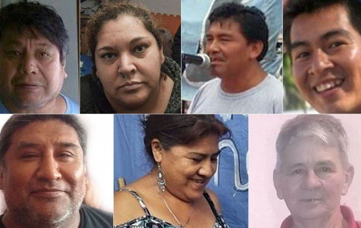 Los referentes de barrios populares fallecidos por Covid-19: Arriba: V&iacute;ctor &ldquo;El Oso&rdquo; Giracoy, Ramona Medina, Agust&iacute;n Navarro, V&iacute;ctor &Aacute;vila. Abajo: Pedro Condori, Carmen Canaviri, Reinerio Salvador Ben&iacute;tez.