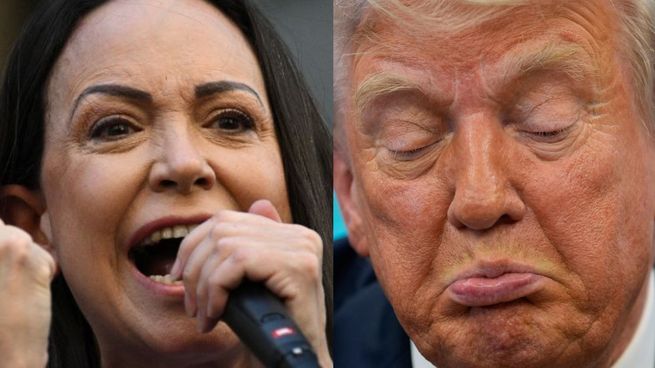 Donald Trump descartó a la líder opositora como opción para encabezar una transición en Venezuela.