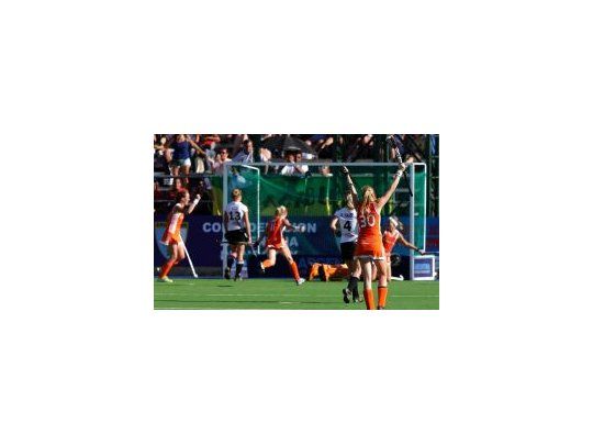 Igual festejó. Holanda no pudo defender el título pero sí subirse al podio.