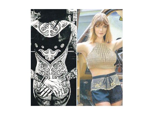 Hija I: Candelaria Tinelli, toda tatuada, sin la plata de papá. Hija II: Laura Laprida sigue alimentando las fantasías.
