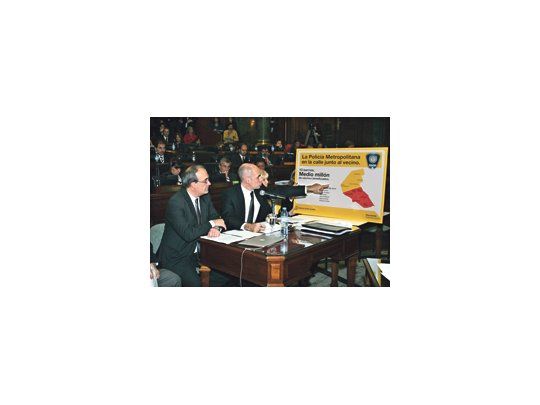 El jefe de Gabinete PRO, Horacio Rodríguez Larreta, al brindar su informe semestral en el recinto de la Legislatura porteña. Habló del mapa del delito.