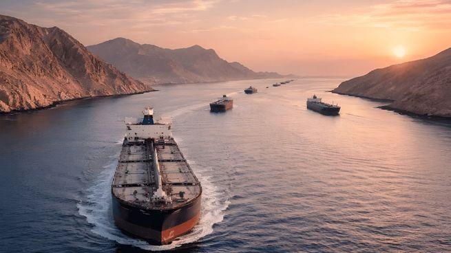 El Estrecho de Ormuz concentra cerca del 20% del petróleo que se transporta por mar en el mundo.