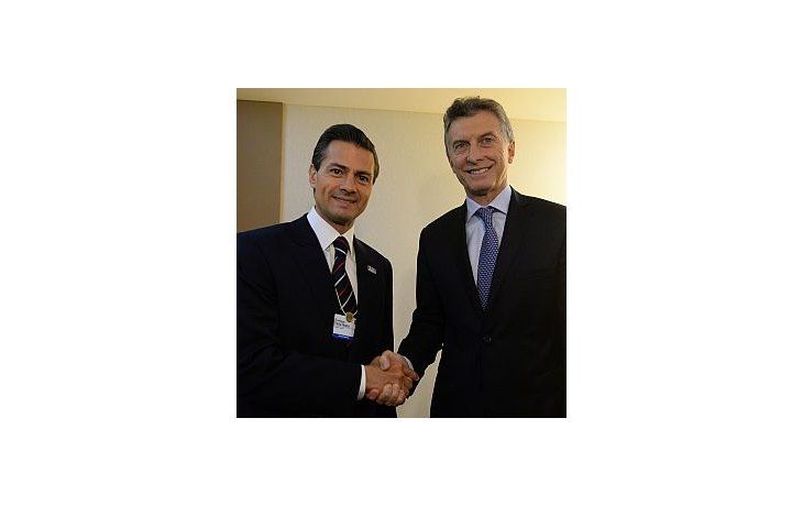 Mauricio Macri y  Enrique Peña Nieto