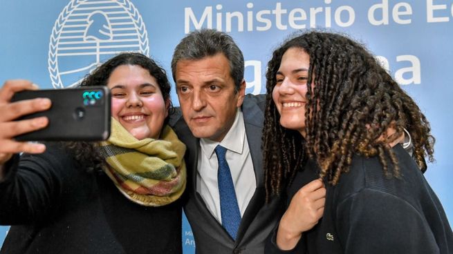 El ministro de Economía y precandidato presidencial de Unión por la Patria, Sergio Massa.&nbsp;