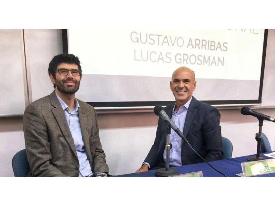 El rector de la Universidad San Andrés, Lucas Grosman, y el Director de la AFI, Gustavo Arribas.