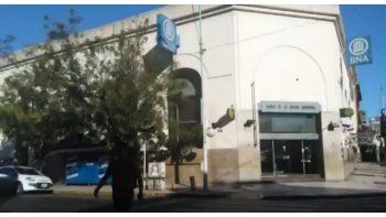 La sucursal del Banco Nación se ubica en Rivadavia y 9 de Julio