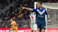 Mancuello anotó el primer gol de la victoria de Vélez.