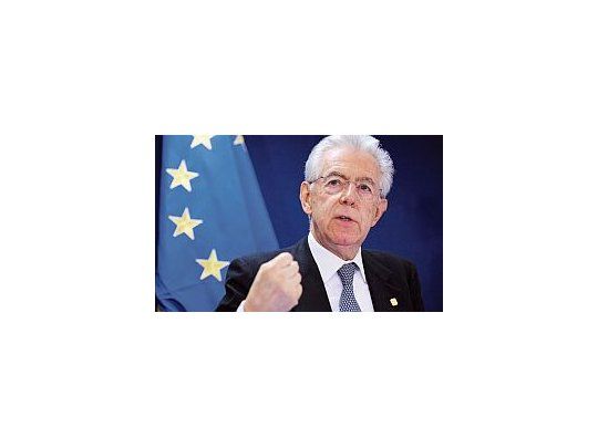 Primer ministro italiano, Mario Monti.