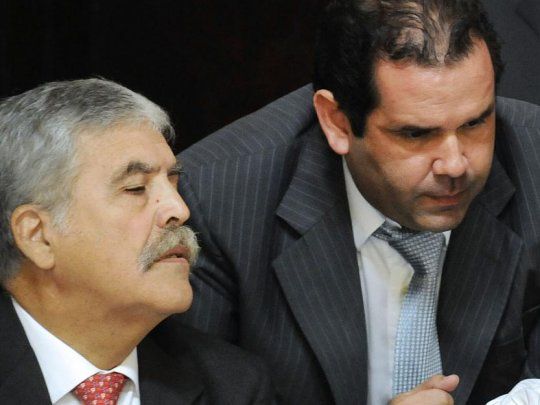José María Olasagasti, junto a Julio De Vido.
