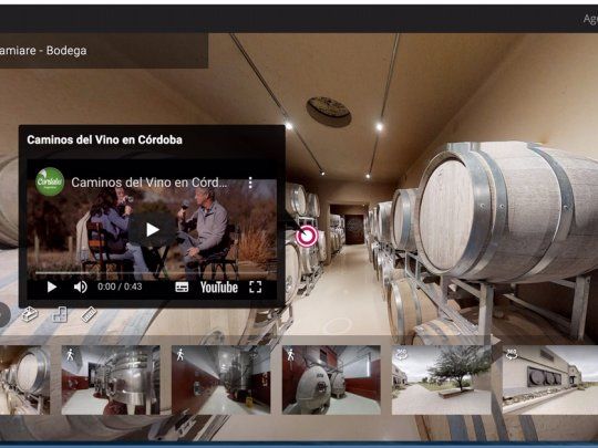 Córdoba ofrece la posibilidad de disfrutar de los espectaculares “Tours Virtuales por los Caminos del Vino”.