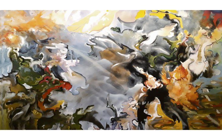 ámbito.com | El gesto incesante. Un ejemplo del arte de Diego Vergara que se puede apreciar en la galería rosarina.