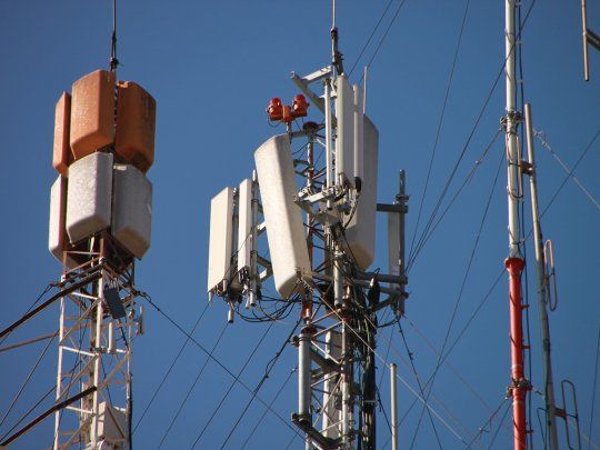 Antena que emite la señal 5G.