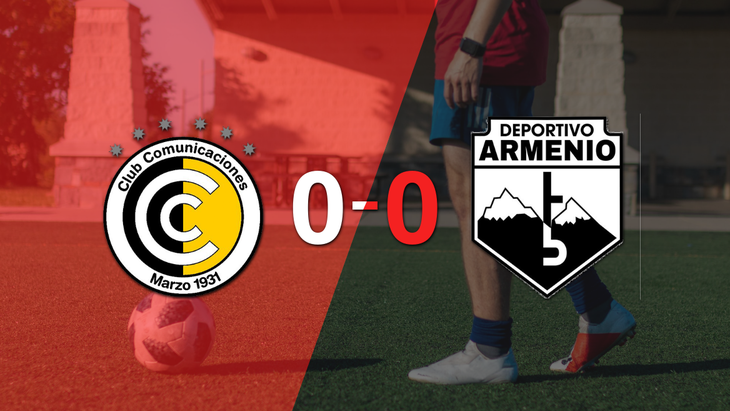 Comunicaciones y Dep. Armenio terminaron sin goles