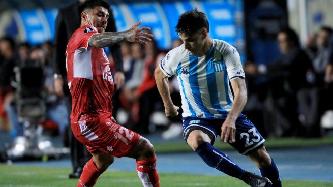 Racing debutó en la Libertadores con un triunfo en Chile.