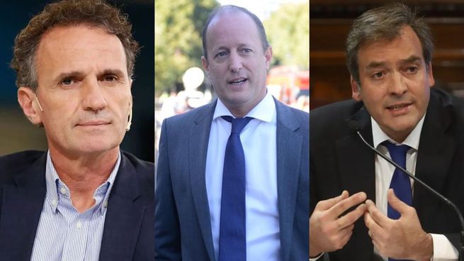 Gabriel Katopodis, Martín Insaurralde y Martín Soria.&nbsp;