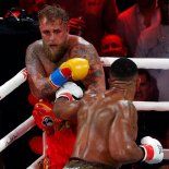 Anthony Joshua derrotó sin problemas al influencer. Anthony Joshua derrotó sin problemas al influencer.