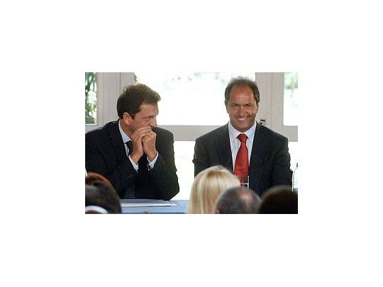 Sergio Massa y Daniel Scioli