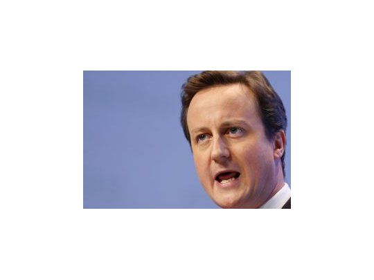 David Cameron, primer ministro británico.