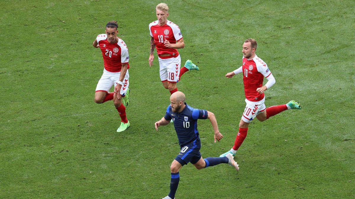Tras el susto por Eriksen, Dinamarca cayó ante Finlandia en la Eurocopa
