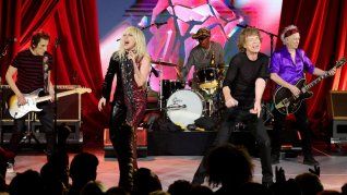 Los Rollng Stones junto a Lady Gaga en un show sorpresa en Nueva York.&nbsp;