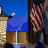 Javier Milei, durante su último viaje a Estados Unidos. Javier Milei, durante su último viaje a Estados Unidos.