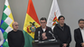 Paz brindó una conferencia de prensa acompañado de sus  ministros, al tiempo que señaló que el presidente no puede estar en todos lados.