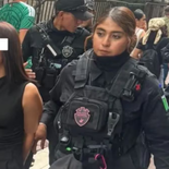 Angélica N detenida en Guadalajara, Jalisco.