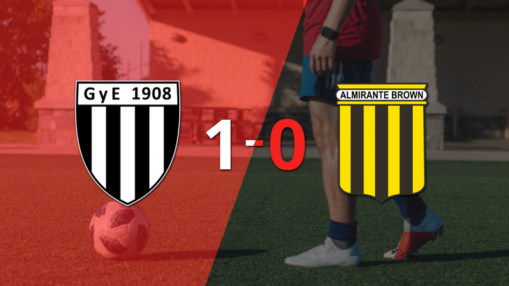 Almirante Brown no pudo con Gimnasia (Mendoza) y cayó 1-0