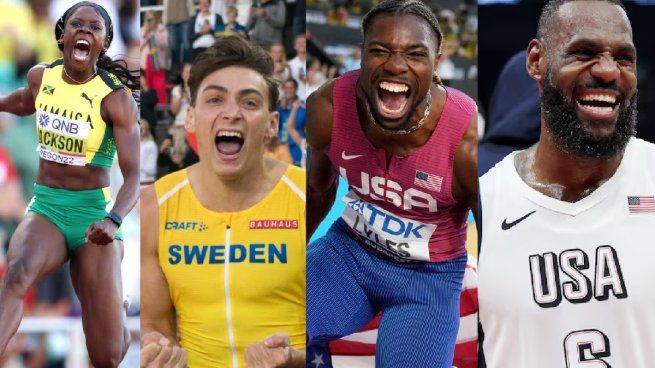 Estrellas de los Juegos Olímpicos Paris 2024.