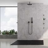 La ducha italiana elimina el clásico plato elevado y se integra al piso del baño, logrando un efecto moderno y continuo. La ducha italiana elimina el clásico plato elevado y se integra al piso del baño, logrando un efecto moderno y continuo.