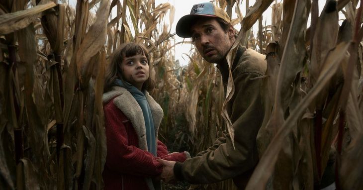 Sven and Charlie, husband and daughter of Paula, the missing astronaut in The Signal. Sven and Charlie, husband and daughter of Paula, the missing astronaut in The Signal.