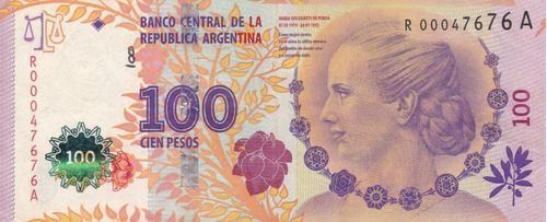 Billetes de 100 pesos. Billetes de 100 pesos.