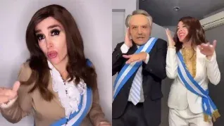 Fátima Florez imitó en varias ocasiones a la Vicepresidenta.&nbsp;