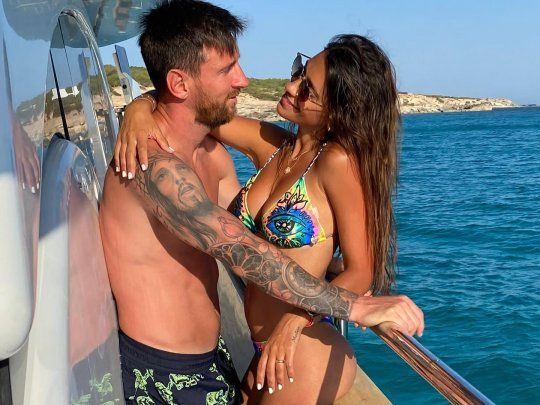 Lionel Messi y Antonela Raccuzzo.