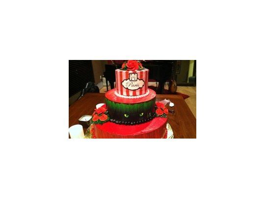 La torta de cumpleaños de Paris Hilton.