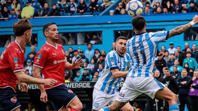Racing e Independiente empataron 1-1 en el clásico de Avellaneda.