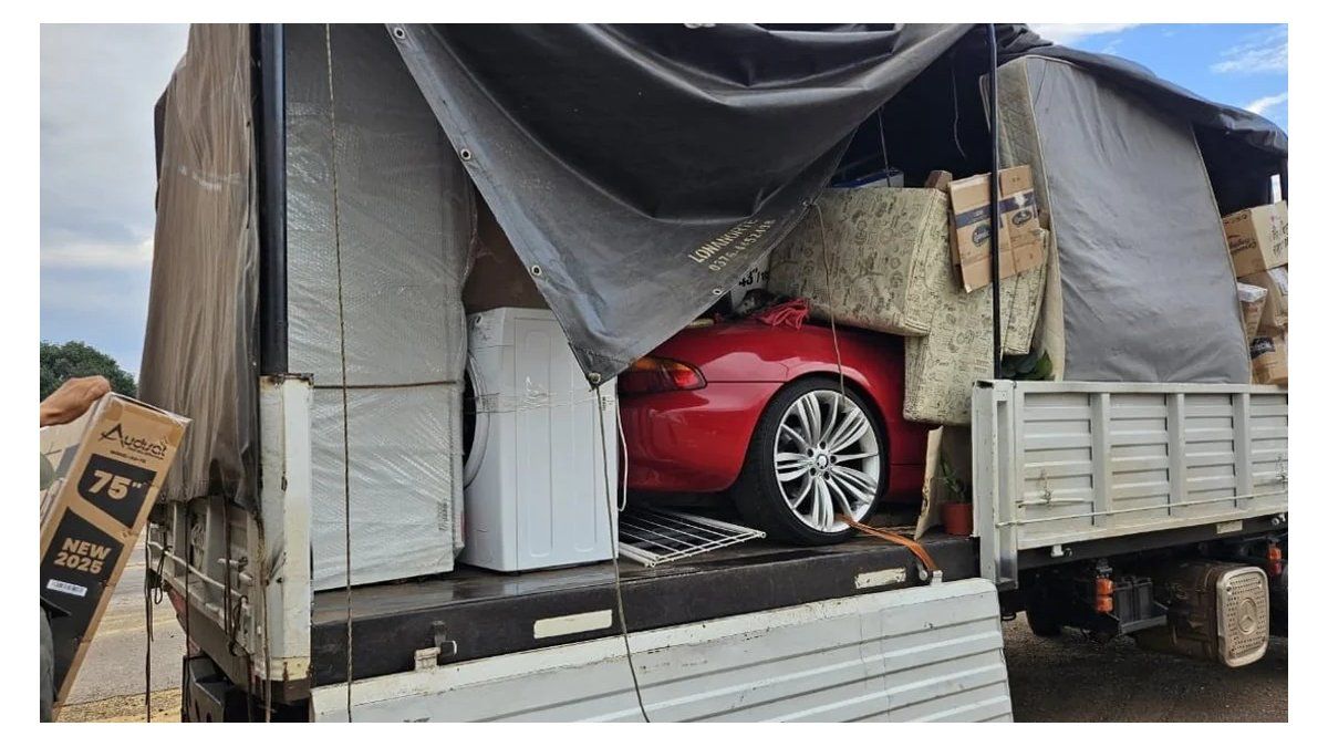 Unusual finding of Gendarmerie: He wore a hidden high -end car in a move truck