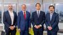 Representatives of the MAE and MATBA Rofex before a new milestone for the Argentine market. Representatives of the MAE and MATBA Rofex before a new milestone for the Argentine market.