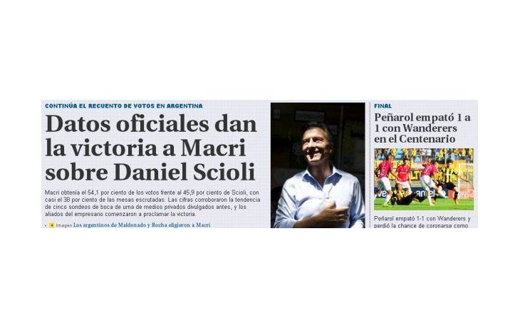 El País. Uruguay.