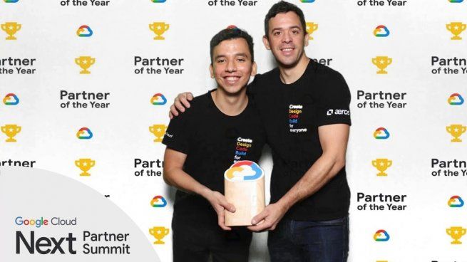 aeros ganó el Premio Google Cloud Partner of the Year.