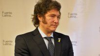 Javier Milei en la gira por Israel.