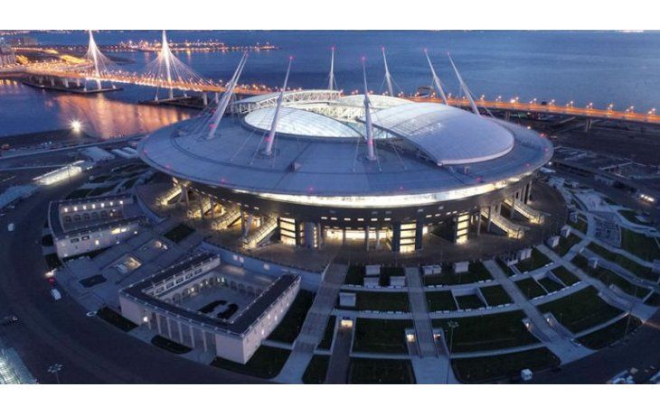 El estadio de San Petersburgo.