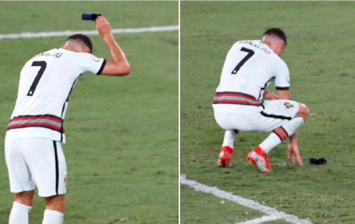 el polemico gesto de cristiano ronaldo tras quedar eliminado de la eurocopa