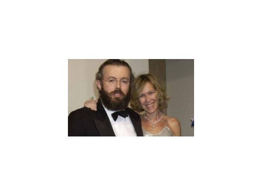 Eva junto a su marido, Hans Kristian Rausing.