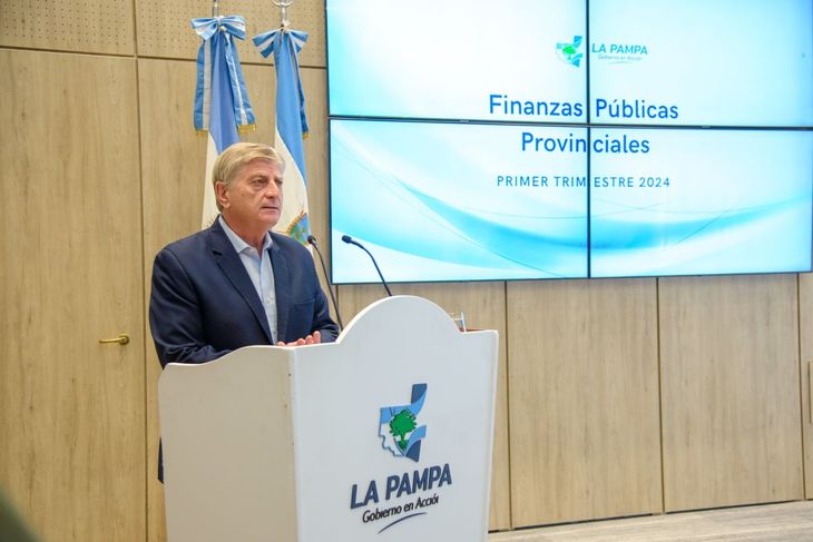 Sergio Ziliotto, gobernador de La Pampa. Sergio Ziliotto, gobernador de La Pampa.