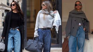 Una de las claves va a ser el contraste, los jeans amplios se van a combinar con prendas más estructuradas en la parte superior. Una de las claves va a ser el contraste, los jeans amplios se van a combinar con prendas más estructuradas en la parte superior.
