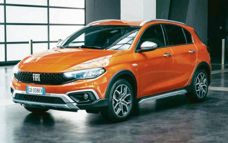 silueta cross para el fiat tipo europeo