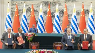 Uruguay y China se comprometieron a profundizar la Asociación Estratégica Integral firmada en 2023. Uruguay y China se comprometieron a profundizar la Asociación Estratégica Integral firmada en 2023.
