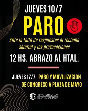 El Hospital Garrahan para este jueves por El Hospital Garrahan para este jueves por