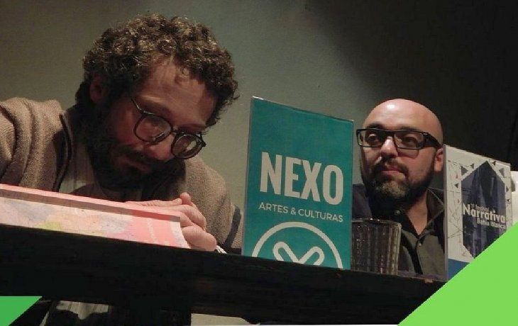 Mario Ortiz en diálogo con Claudio Dobal presentan Tratado de iconogénesis de editorial Leteo.